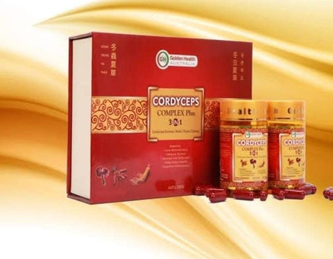 Golden Health Cordyceps Complex Plus 3 in 1 (2x30 capsules)